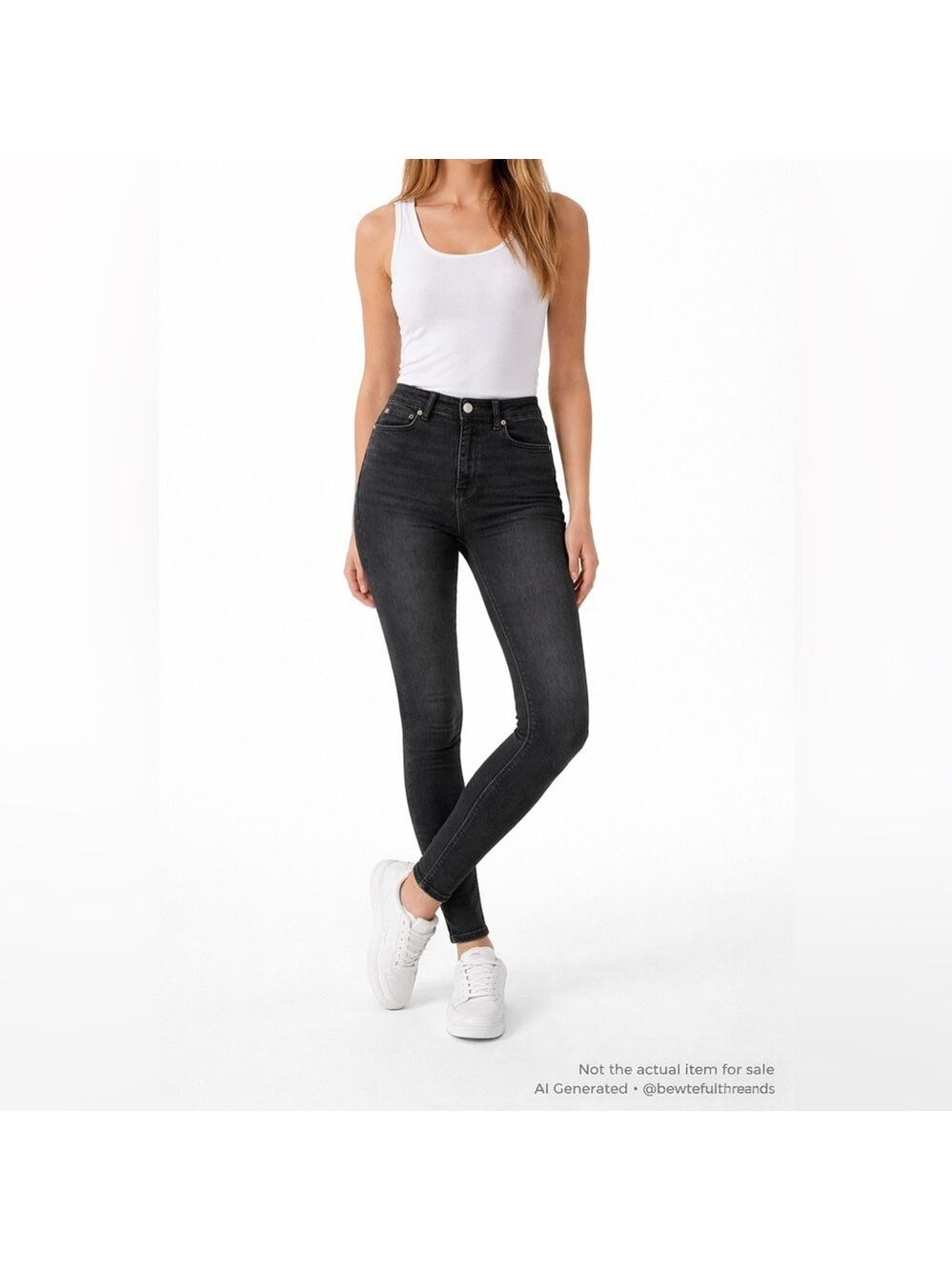 ZARA US 2 / EUR 34 Washed Black Super Stretch Jeggings